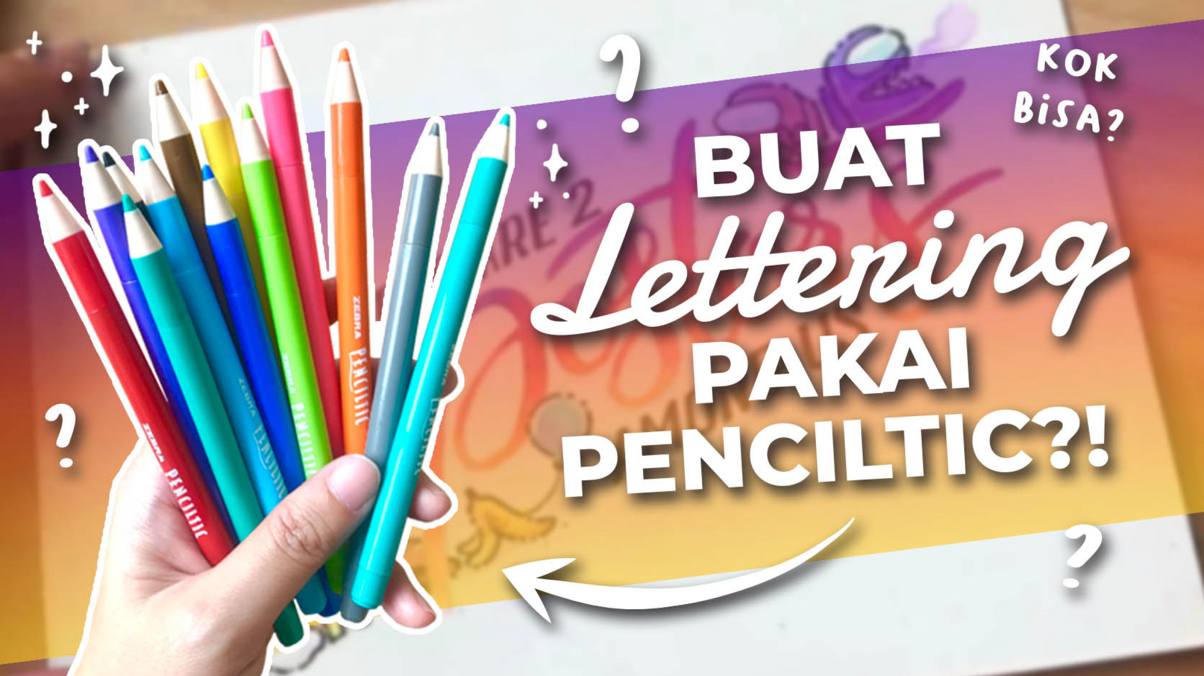 LETTERING PAKAI PENCILTIC?!KOK BISA??!!!